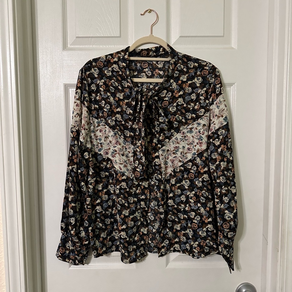 Floral Print Women's Top
